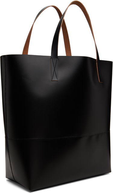 Голяма пазарска чанта Marni Marni Printed-Logo Tote Bag Черно | SHMQ0037A1 P5769, 2
