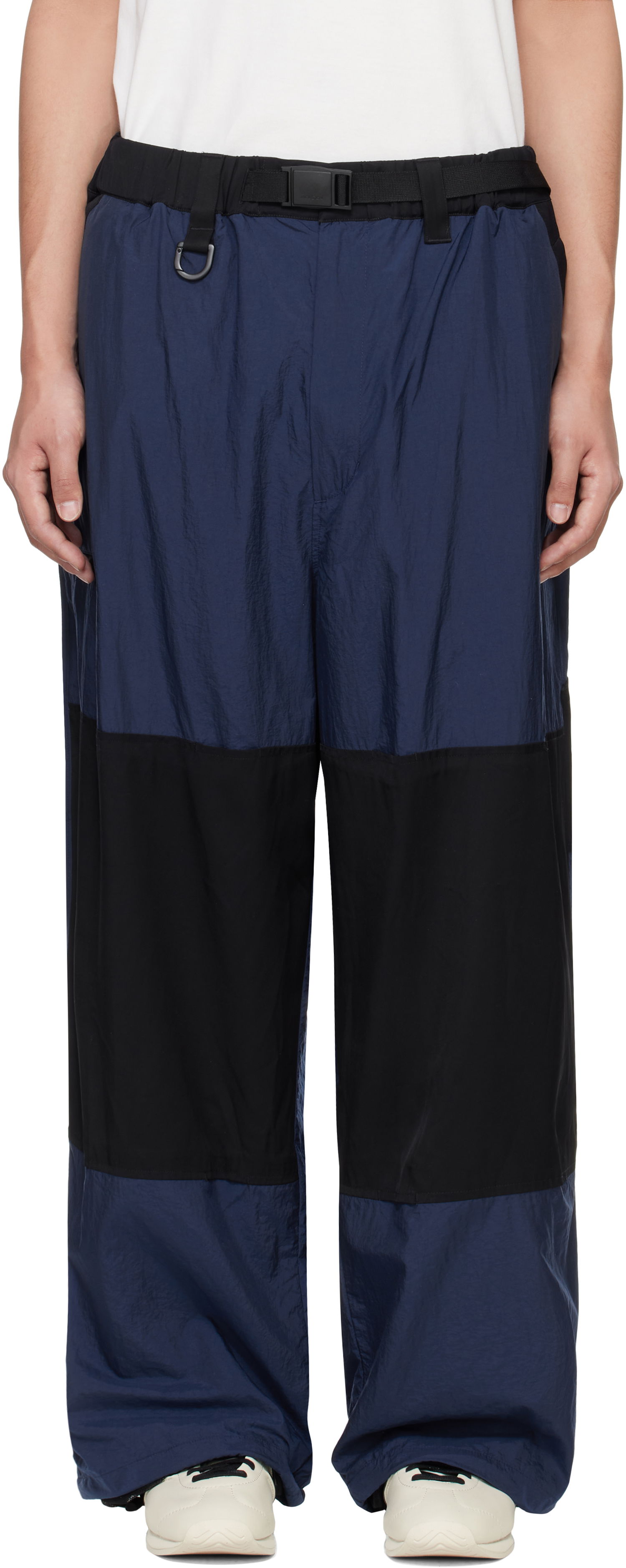 Панталони Y-3 Y-3 Two-Tone Nylon Trousers Синьо | JM7785, 0