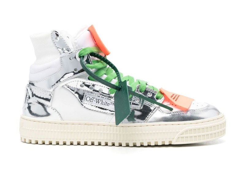 Кецове и обувки Off-White 3.0 Off Court High-Top White Silver W Бяло | OWIA112S23LEA0040172, 0