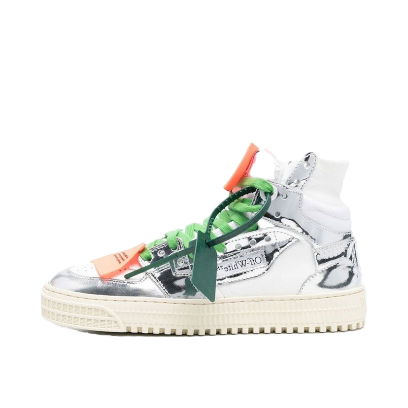 Кецове и обувки Off-White 3.0 Off Court High-Top White Silver W Бяло | OWIA112S23LEA0040172