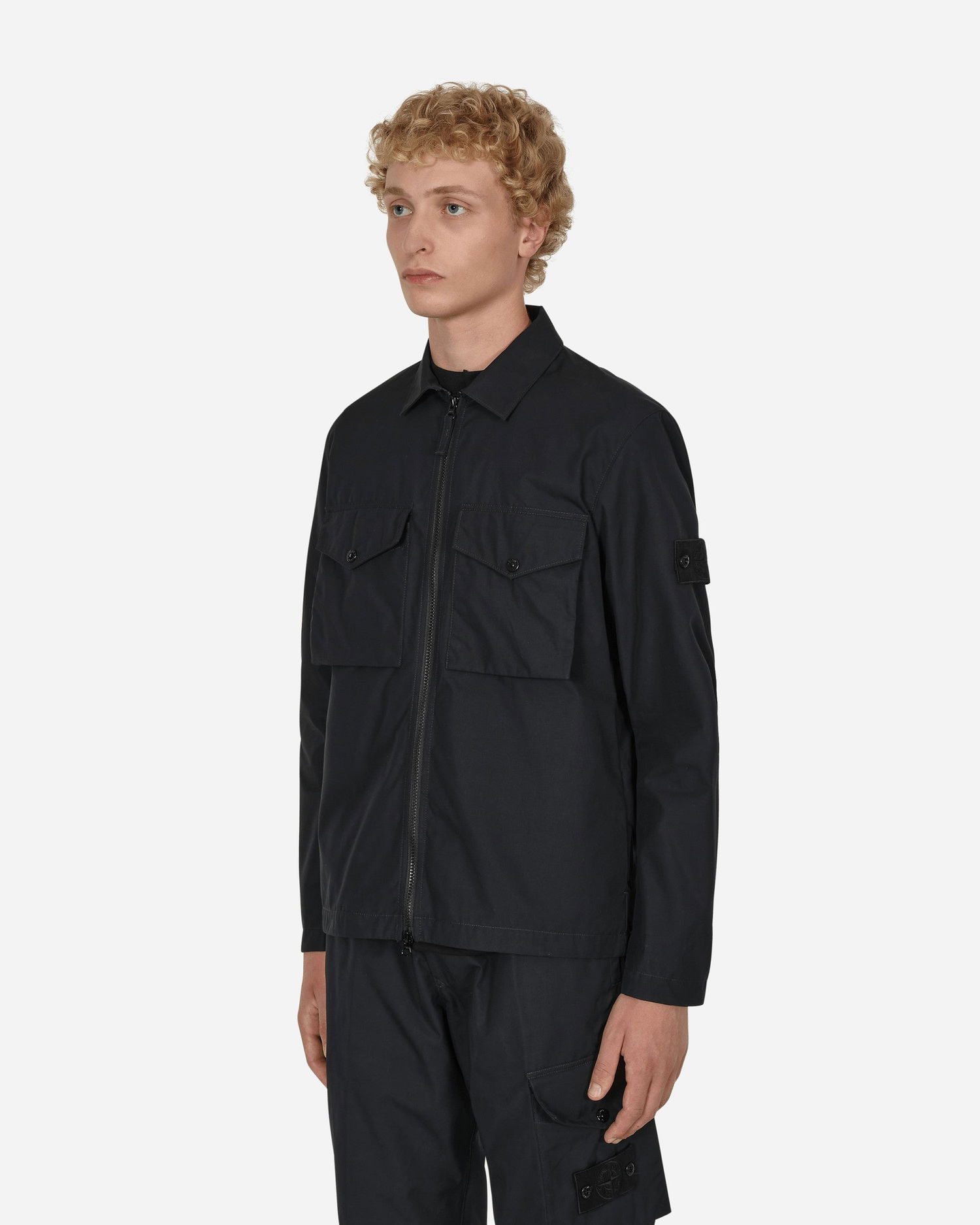 Яке Stone Island Ghost Overshirt Черно | 7715116F1-V0029, 1