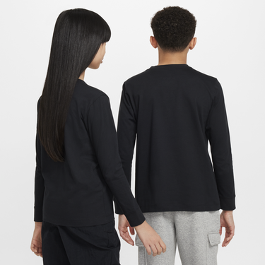 Тениска Nike Nike Sportswear Long Sleeve T-Shirt Черно | FZ4946-010, 3