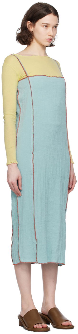 Pокля Baserange Midi Slip Dress Синьо | DRSKS-LC-SU24, 1