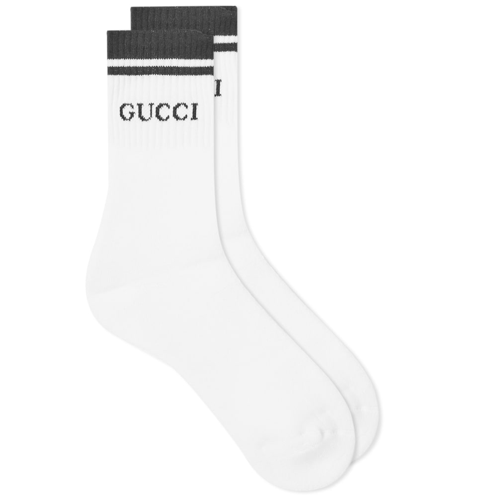 Чорапи Gucci Sports Sock Бяло | 496493-4G293-9000, 0