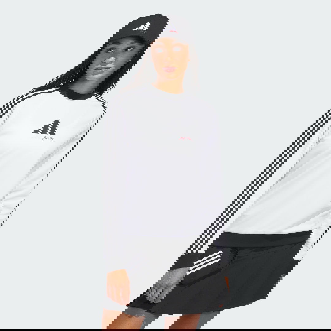 Суитчър adidas Performance adidas x Jay3lle Long Sleeve Crew Бяло | IX1531, 0