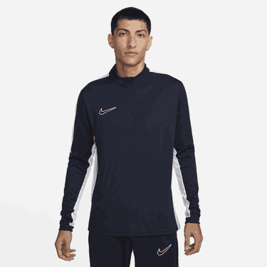 Тениска Nike Academy Dri-FIT 1/2 Zip Global Football Top Global Тъмно синьо | DX4294-451, 0