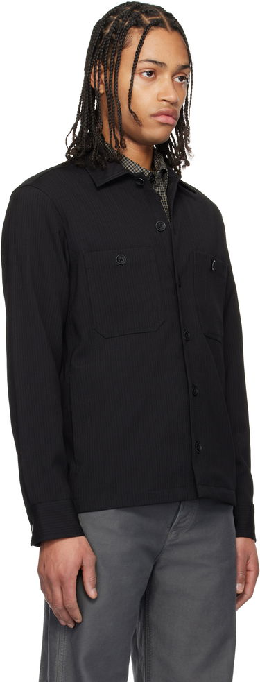 Риза rag & bone Rag & Bone Hyde Striped Overshirt Черно | MBW24HA019TWML, 1