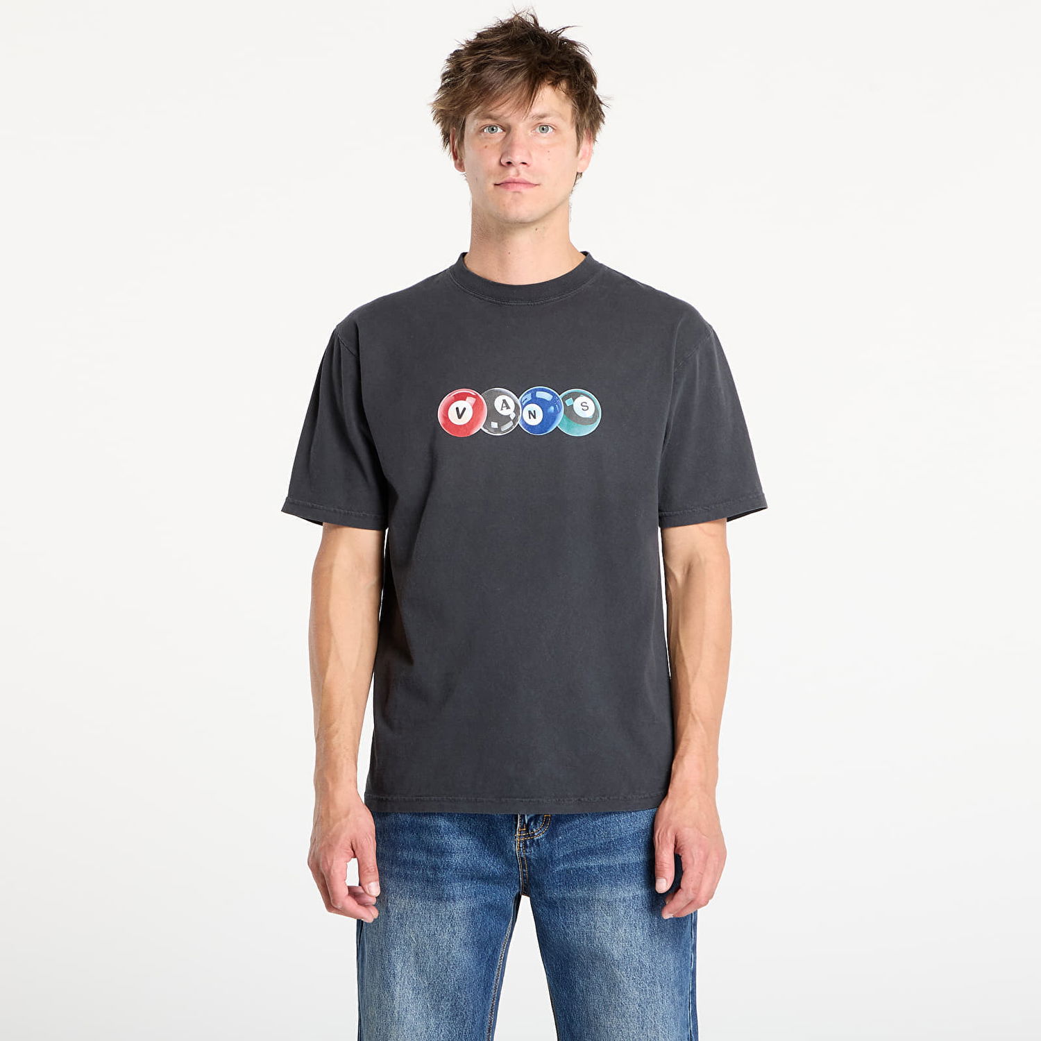 Тениска Vans Vans Backspin T-Shirt Черно | VN000PBZBLK1, 0