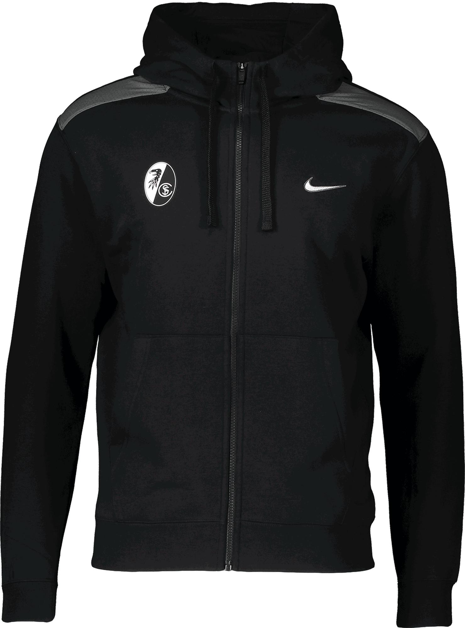 Суитчър Nike SC Freiburg NSW Hooded Jacket Черно | 5scffq8819-nocode, 0