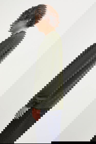 Пуловер Carhartt WIP Alten Wool Blend Sweater Зелено | I033917.2ZXXX, 1