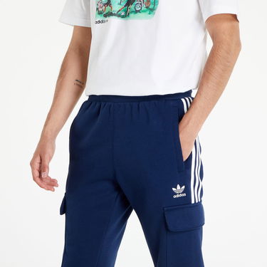Карго панталони adidas Originals 3-Stripe Cargo Pants Тъмно синьо | HK9687, 4