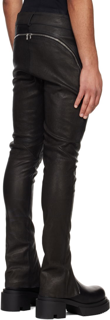 Панталони Rick Owens Rick Owens Tyrone Bela Leather Pants Черно | RU01E5394 LSG, 2