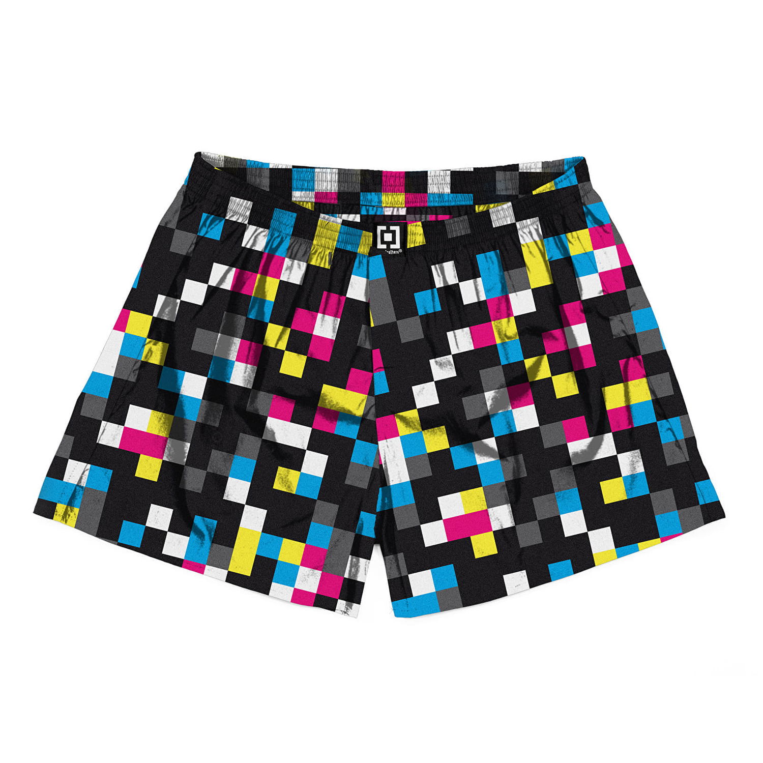 Боксерки Horsefeathers Boxers Manny Boxer Shorts Cmyk Check Черно | AM167D, 0