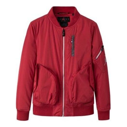 Яке бомбър Jordan Air Jordan Coach Bomber Jacket Червено | JD2042001GS-002