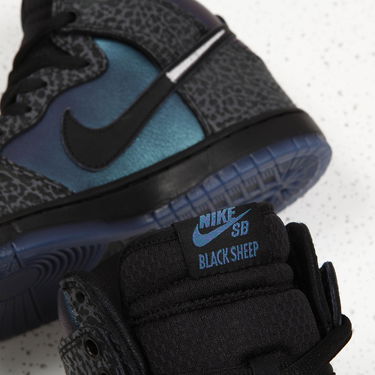 Кецове и обувки Nike SB Black Sheep x Dunk High SB "'Black Hornet" Черно | BQ6827-001, 3