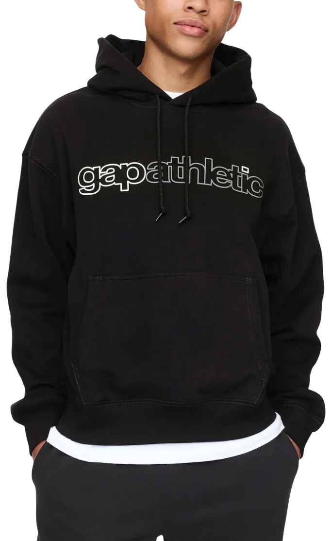 Суитчър GAP Logo Athletic Hoodie Черно | 646080-03
