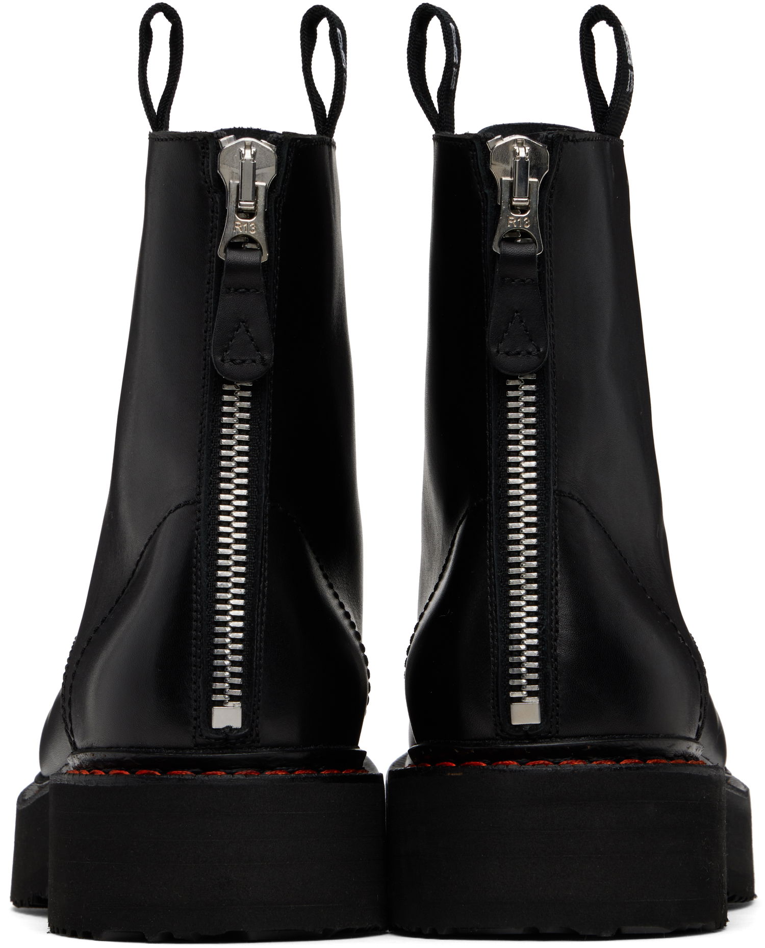 Облекло R13 R13 Single Stack Boots Черно | R13WS025-S001A, 1
