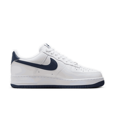 Кецове и обувки Nike Air Force 1 '07 White Midnight Navy (2024) Бяло | FJ4146-104, 3