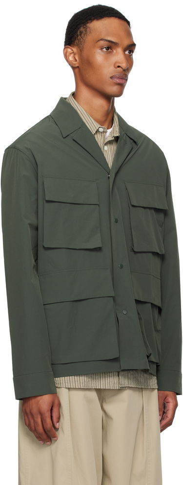 Риза NORSE PROJECTS Norse Projects Mads Travel Light Overshirt Тъмно синьо | N50-0269, 4