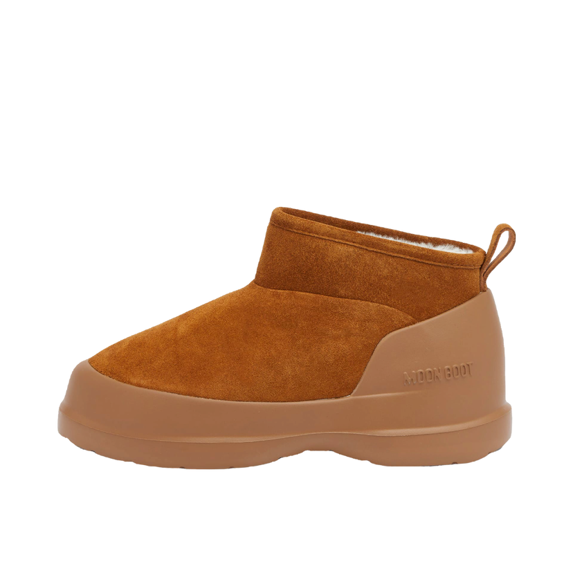 Кецове и обувки Moon Boot Luna Suede Low Boot Cognac Кафяво | 80D2480040-COG