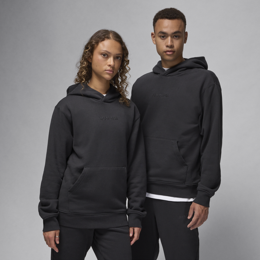 Суитчър Jordan Fleece Wordmark Hoodie Черно | FZ3952-045