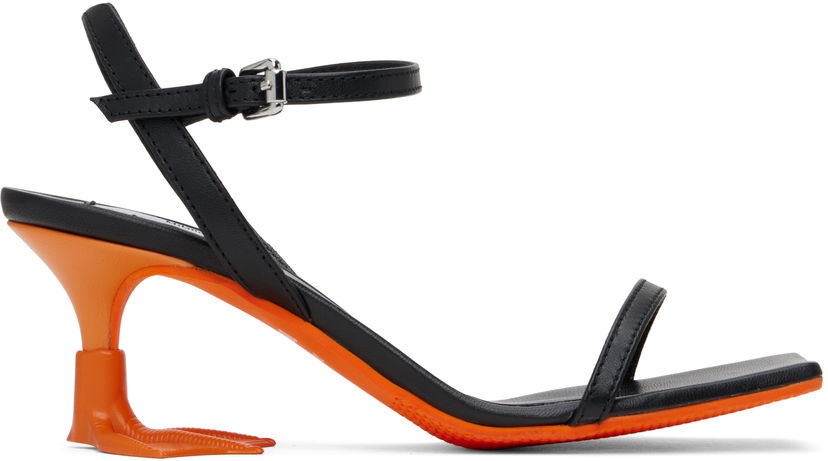Аксесоари Moschino Moschino Duck Heeled Sandals Черно | MA16575G1M MA3 00A