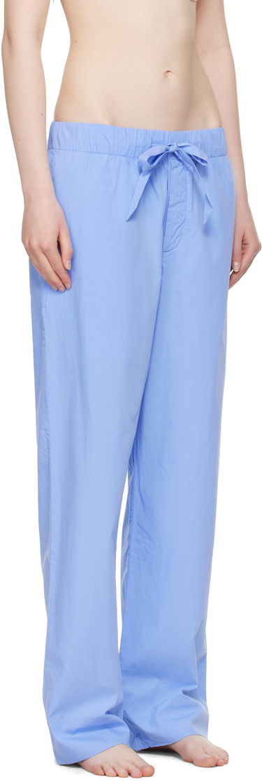 Пижама TEKLA Tekla Poplin Pyjama Pants Синьо | PPL-PANTS-346, 4