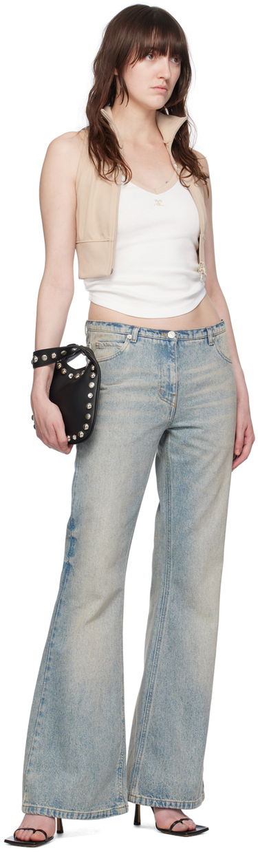 Дънки Courrèges Courrèges Relax Denim Bootcut Jeans Синьо | 224DPA221DE0016, 3