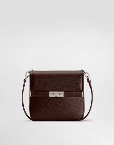 Чанта през рамо Dolce & Gabbana Dolce & Gabbana Deerskin Crossbody Bag Кафяво | BM2445A803480308, 0
