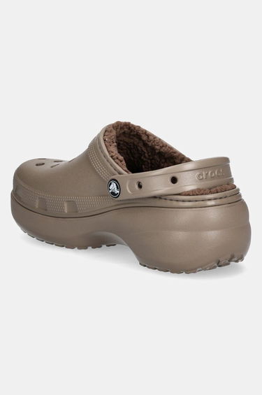 Кецове и обувки Crocs Platform Lined Clogs Бежово | 207938-195, 3