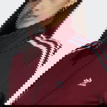 Яке бомбър adidas Originals Adicolor Classics Firebird Jacket Бургунди | IB7406, 2