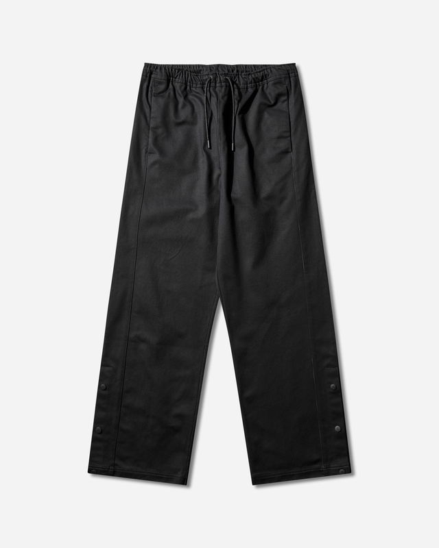Elastic Drawstring Snap Button Pants