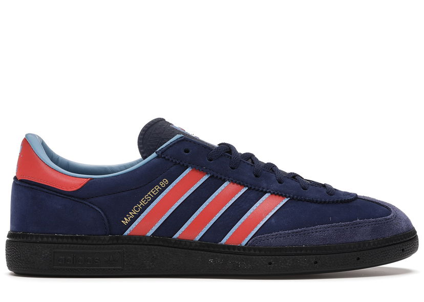 Облекло adidas Originals Manchester 89 SPZL Dark Blue Кафяво | FX1500