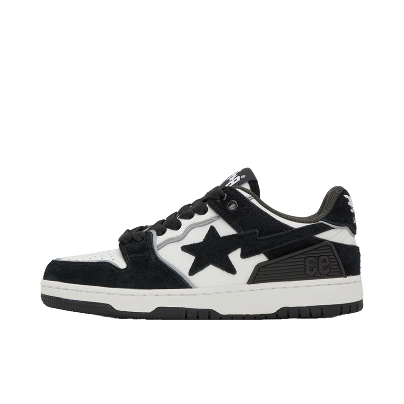 Кецове и обувки BAPE A Bathing Ape SK8 Sta "Black Suede" Черно | 1J80-191-057-BLK/001FWJ801057-BLK
