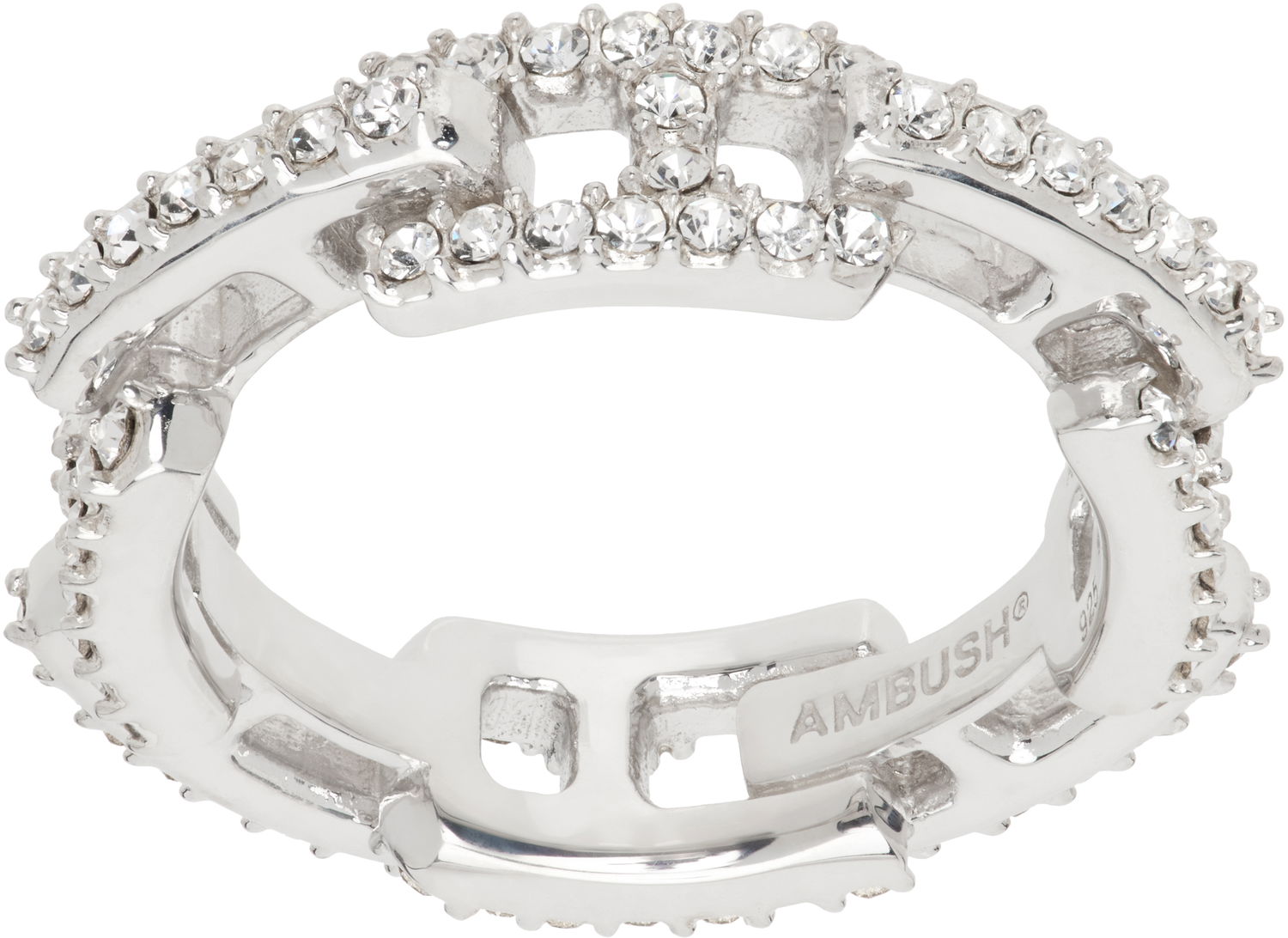 Пръстен Ambush AMBUSH Pave A Chain Ring Металик | BMOC004F24SIL0017200, 0