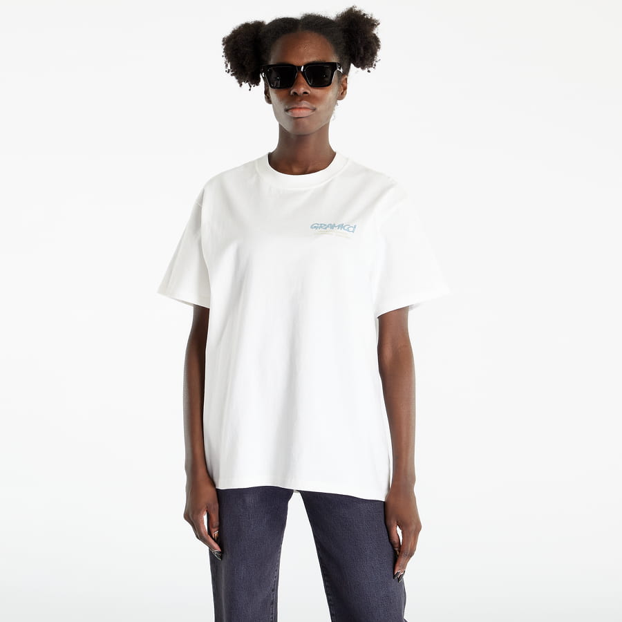 Тениска GRAMICCI Mountaineering Tee Бяло | G2FU-T049 White / Blue, 0