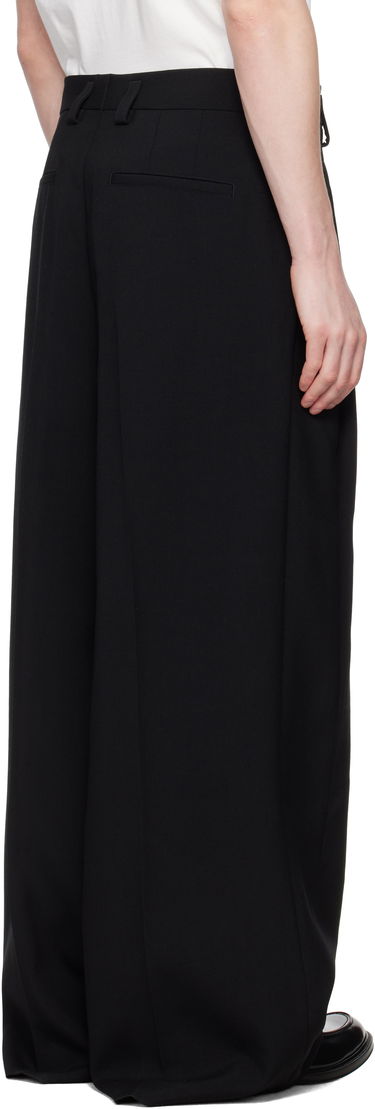 Панталони Jil Sander Jil Sander Wool Pleated Trousers Черно | J21KA0265_J40160, 2