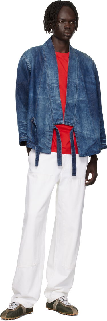 Яке KENZO Kenzo Paris Kimono Denim Jacket Синьо | FF65DV1466I7, 3