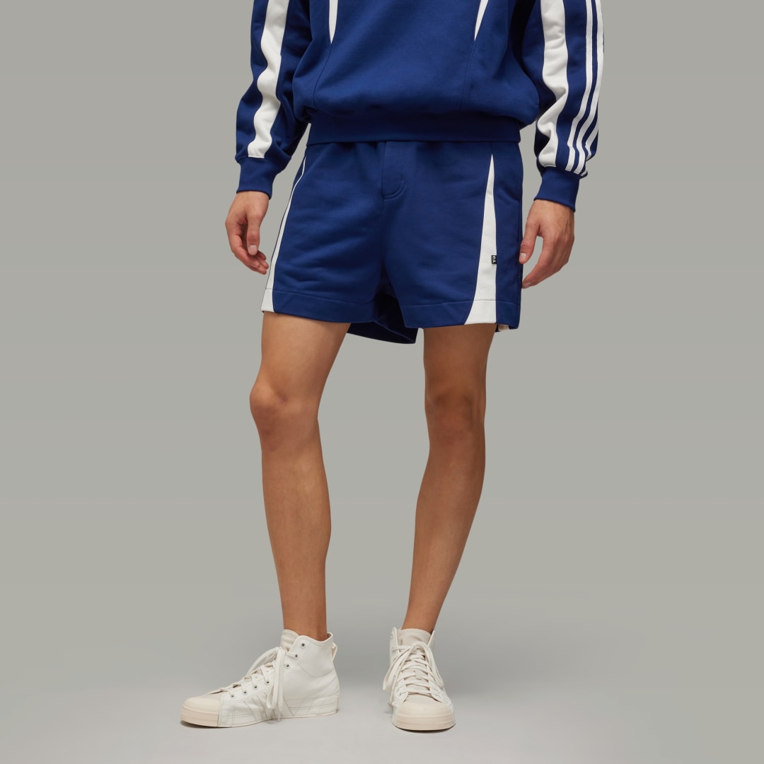 Къси панталони adidas Performance Y-3 Men's French Terry Cutline Shorts Синьо | JM3229, 0