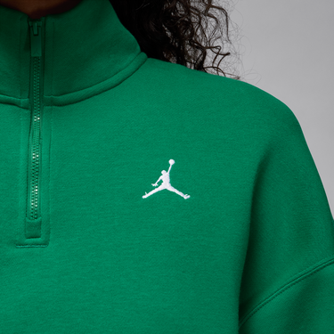 Суитчър Jordan Brooklyn Fleece 1/4-Zip Top Cotton/Polyester Зелено | IH2391-365, 2