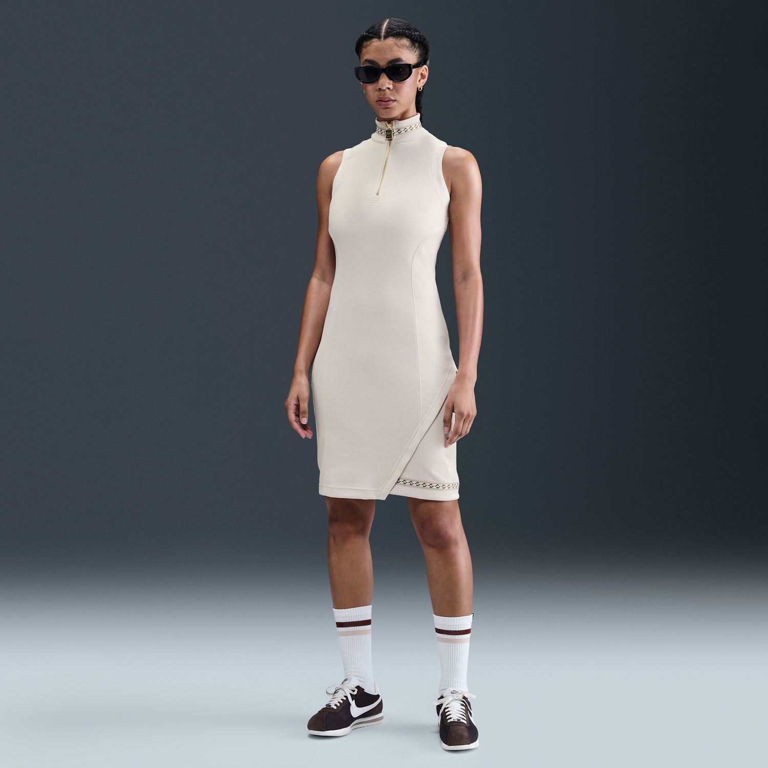 Pокля Nike Naomi Osaka Sleeveless Golf Dress Бежово | HJ0536-072, 0