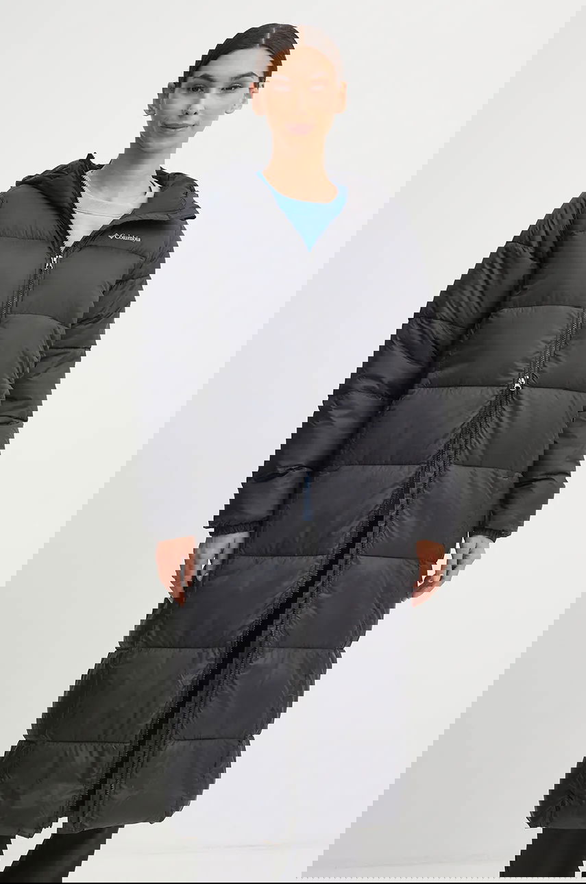 Пухо яке Columbia Puffect Long Padded Hooded Jacket Черно | 2088451, 0