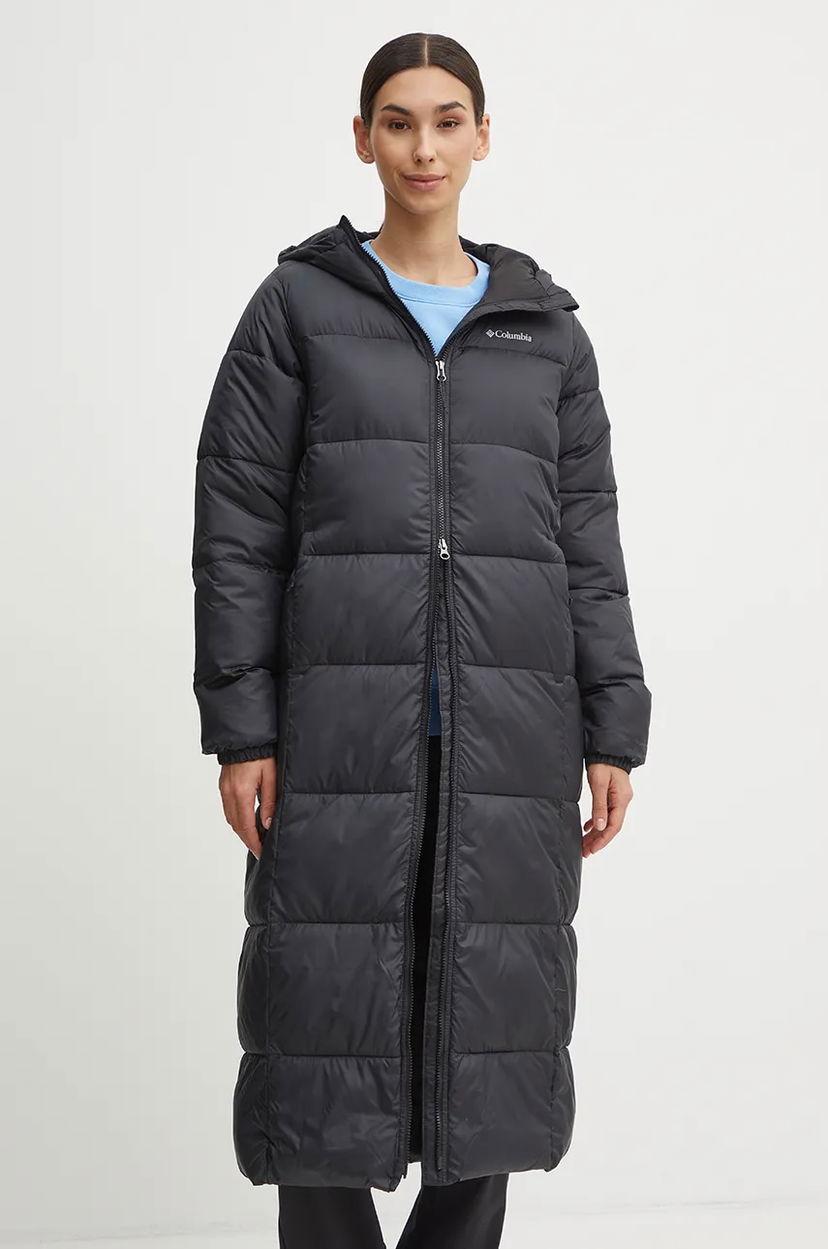 Пухо яке Columbia Puffect Long Padded Hooded Jacket Черно | 2088451