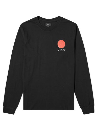 Тениска EDWIN Long Sleeve Japanese Sun Tee Черно | I026678-8967