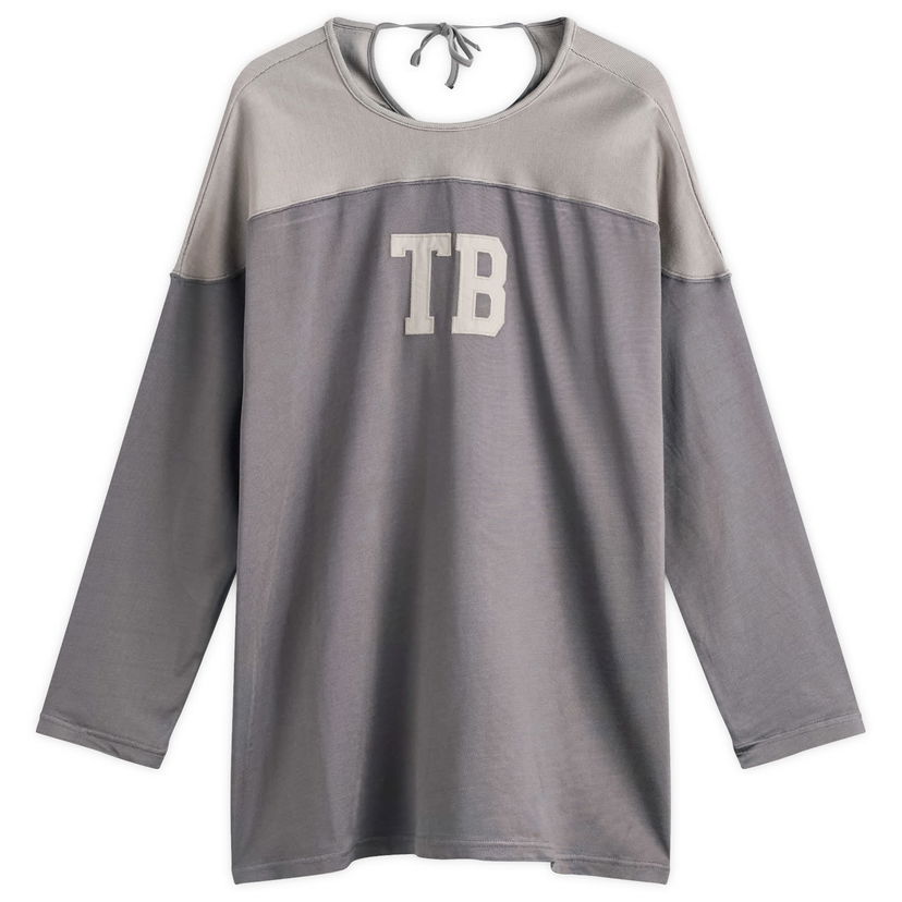 Тениска BEAMS Beams Boy Football Long Sleeve T-Shirt Сиво | 1314-0514-101-15