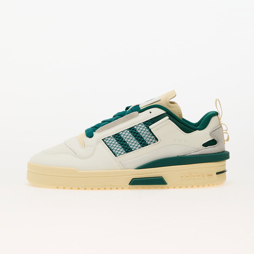 Кецове и обувки adidas Originals Forum Mid Low Ivory/ Off White/ Collegiate Green Бяло | IH7804