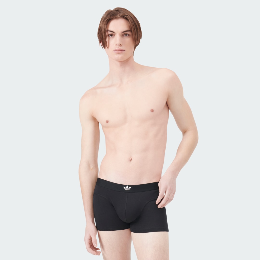 Боксерки adidas Performance Comfort Flex Cotton Trunks (2-Pack) Черно | JL3381, 0