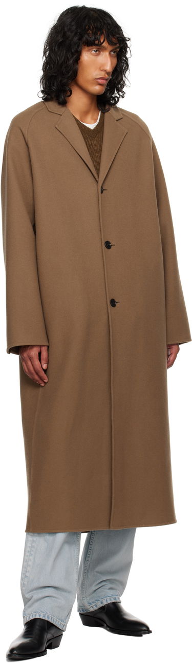 Палта The Row Long Wool Coat Кафяво | 809-W3503, 3