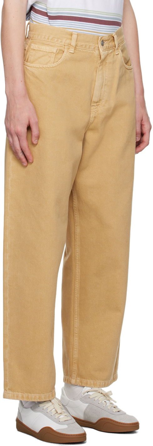 Дънки Carhartt WIP Relaxed Fit Jeans Бежово | I033746 1YH4J, 1