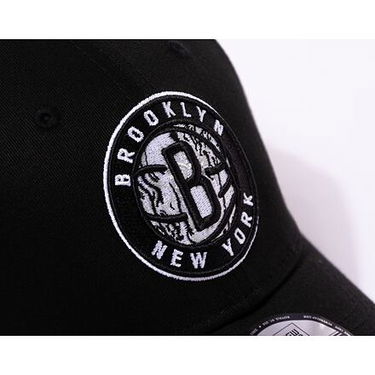 Шапка с козирка New Era 9FORTY NBA Infill Brooklyn Nets Black / Graphite Grey  One Size Черно | 60434959, 3